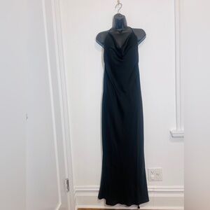 Jay Godfrey Draped Satin Slip maxi dress